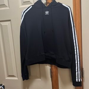 Adidas womens size medium cropped hoodie.